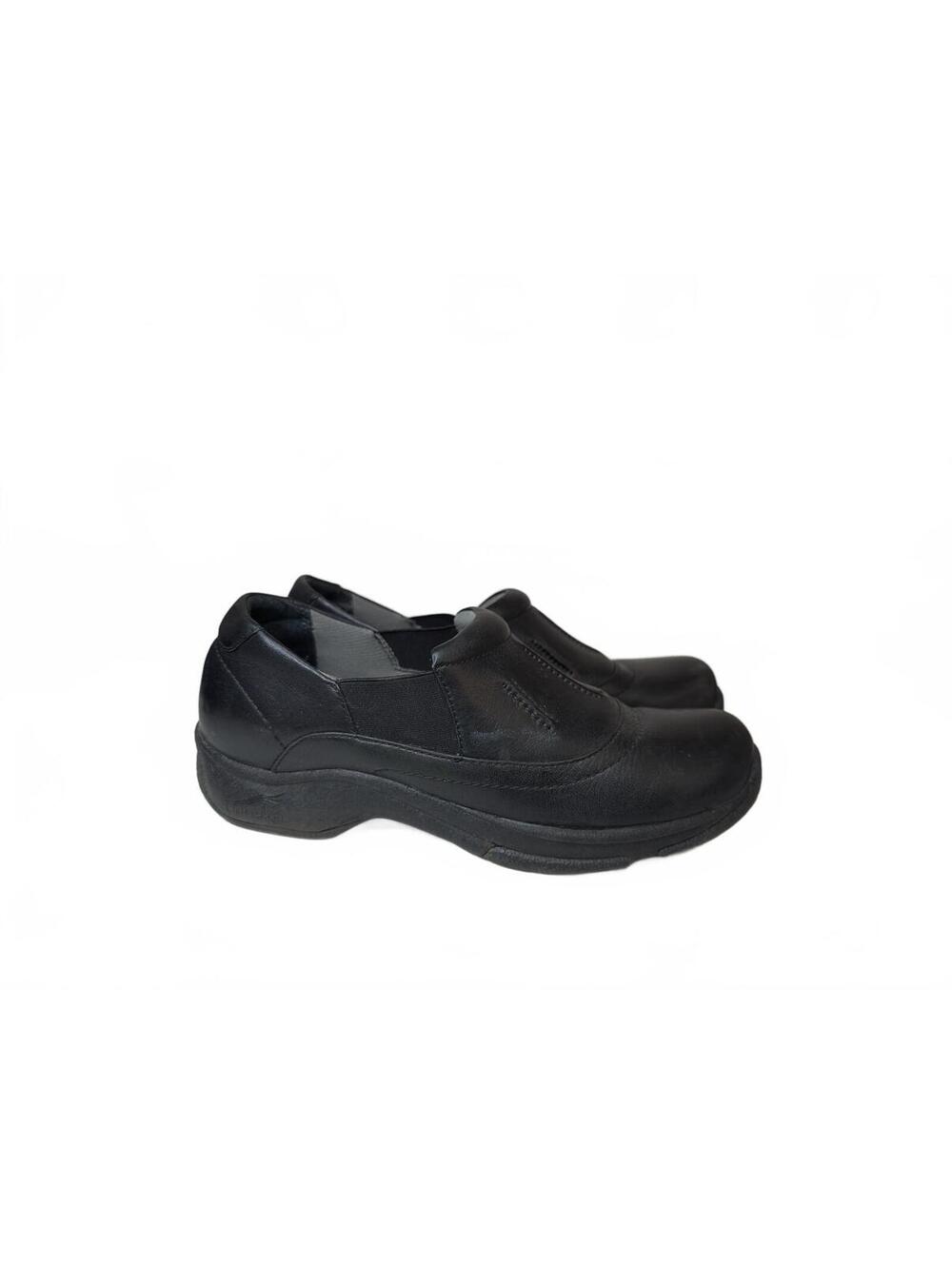 Dansko Professional Black Leather Clogs Size 40